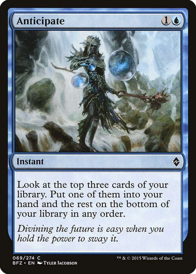 Image for Anticipate (69) [Battle for Zendikar] - Magic: The Gathering