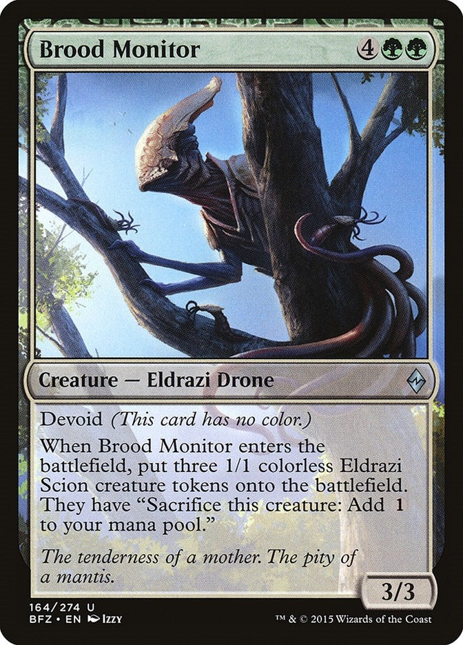 Image for Brood Monitor (164) [Battle for Zendikar] - Magic: The Gathering