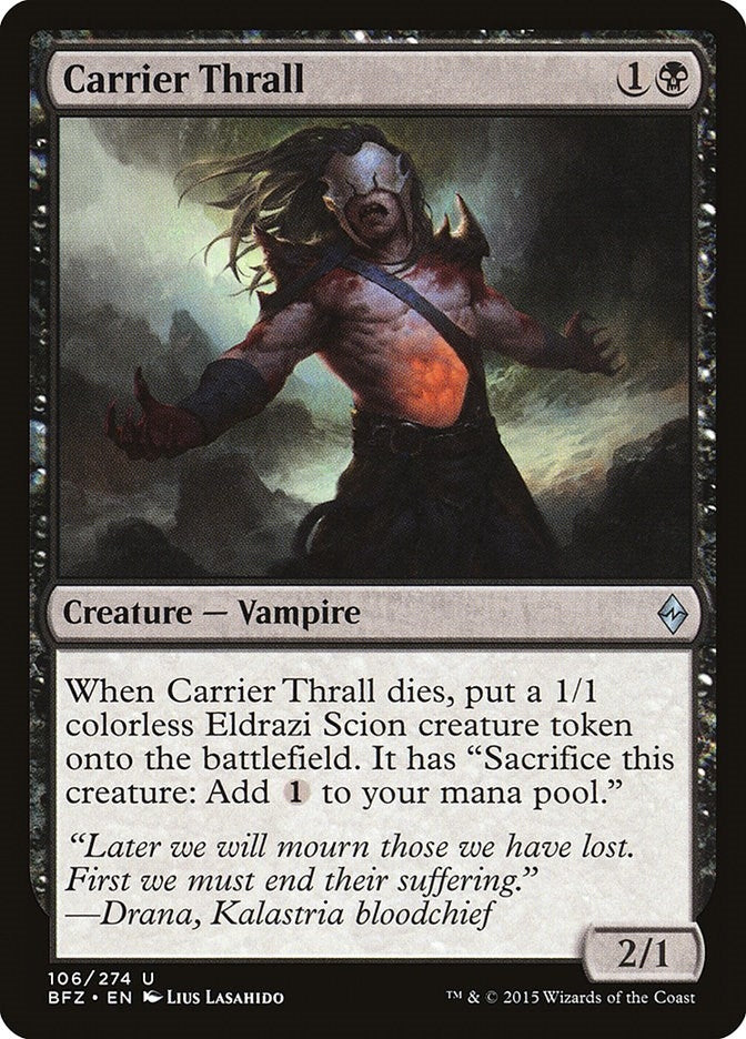 Image for Carrier Thrall (106) [Battle for Zendikar] - Magic: The Gathering