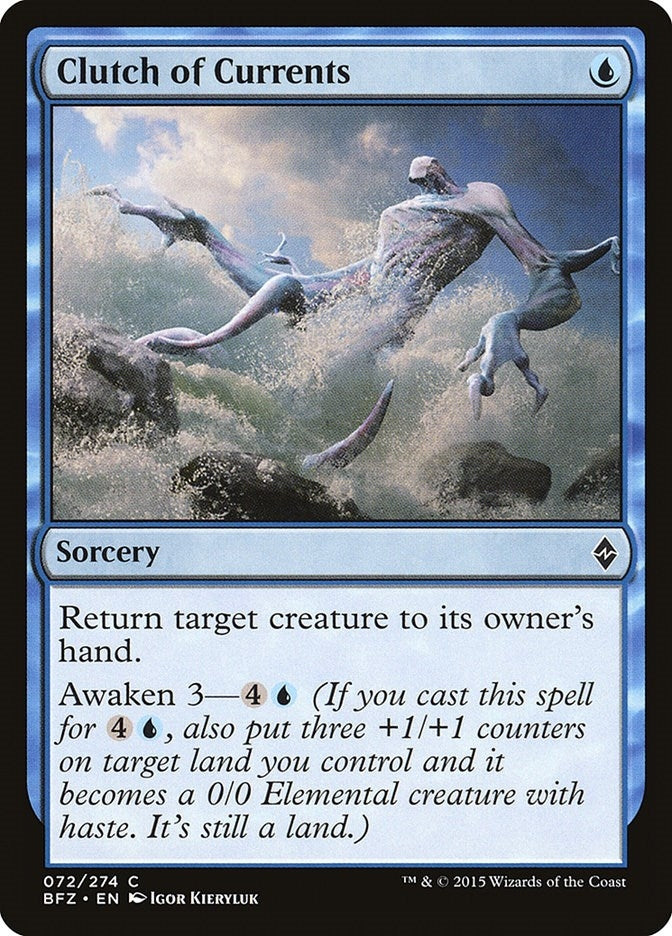 Image for Clutch of Currents (72) [Battle for Zendikar] - Magic: The Gathering