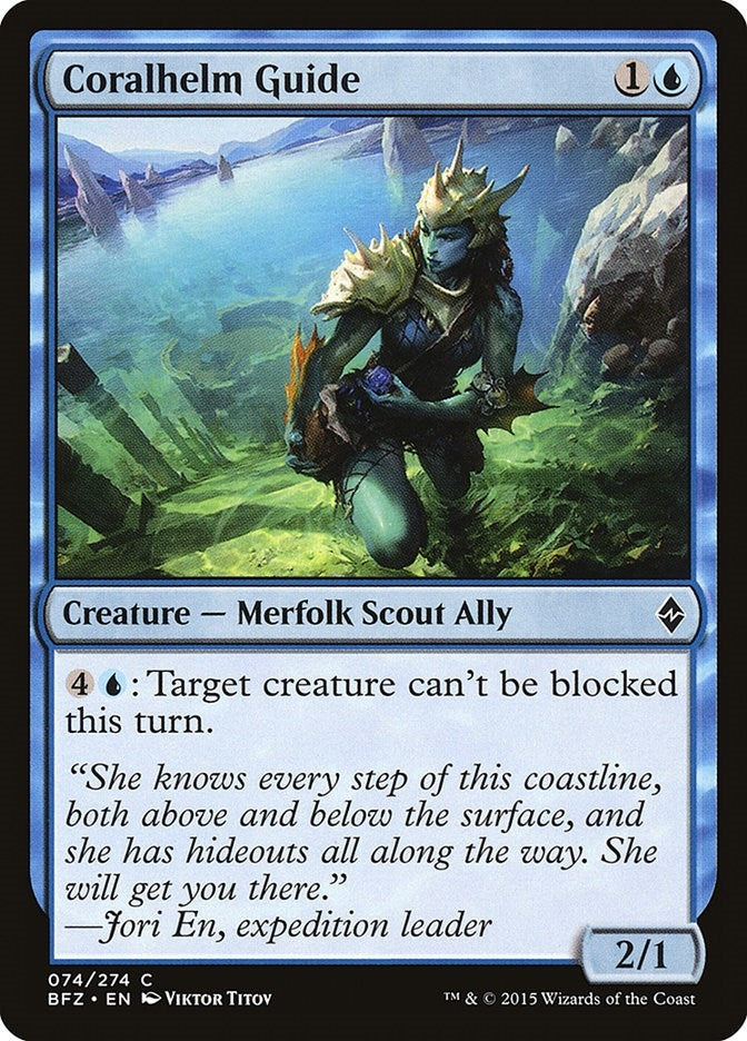 Image for Coralhelm Guide (74) [Battle for Zendikar] - Magic: The Gathering
