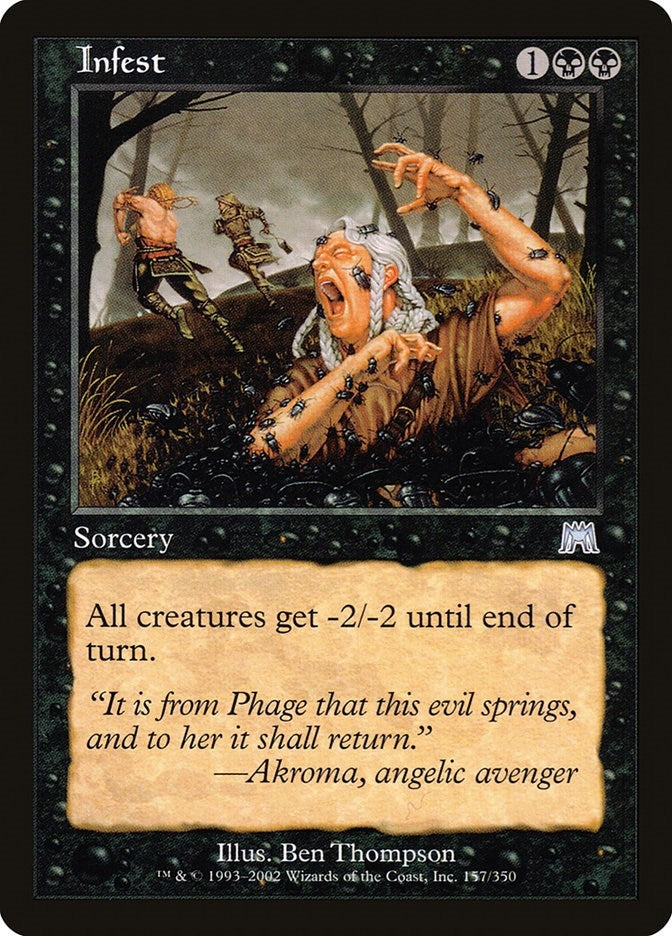 Image for Infest (157) [Onslaught] - Magic: The Gathering