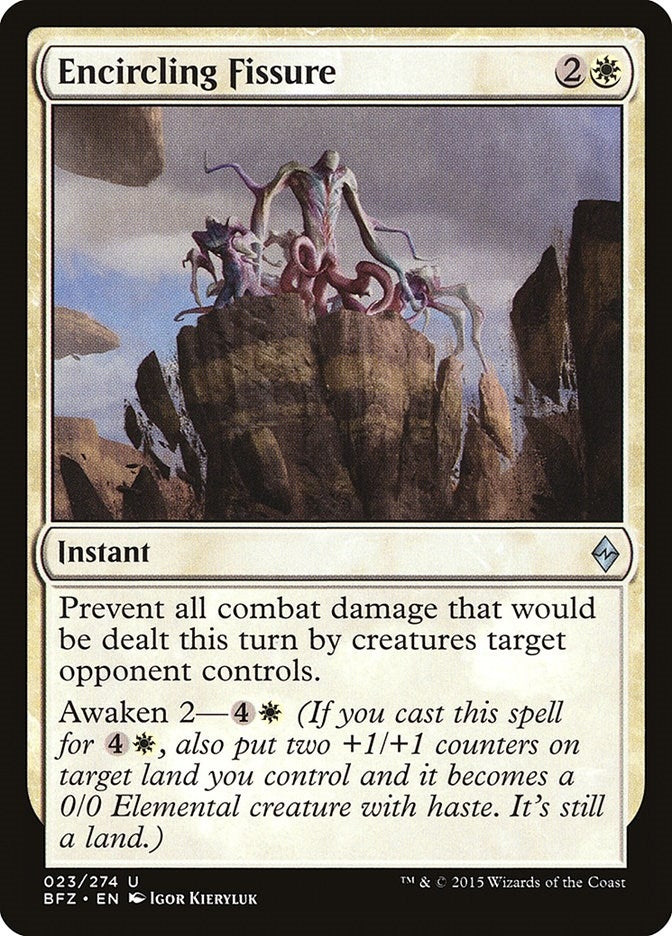 Image for Encircling Fissure (23) [Battle for Zendikar] - Magic: The Gathering