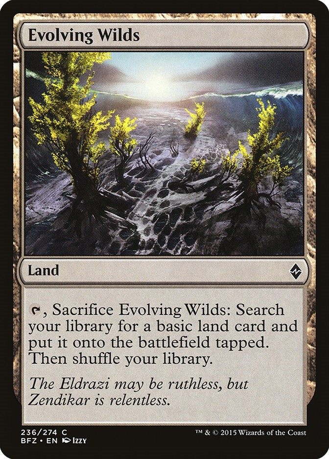 Image for Evolving Wilds (236) [Battle for Zendikar] - Magic: The Gathering