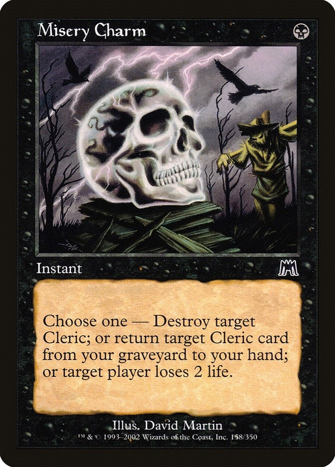 Image for Misery Charm (158) [Onslaught] - Magic: The Gathering