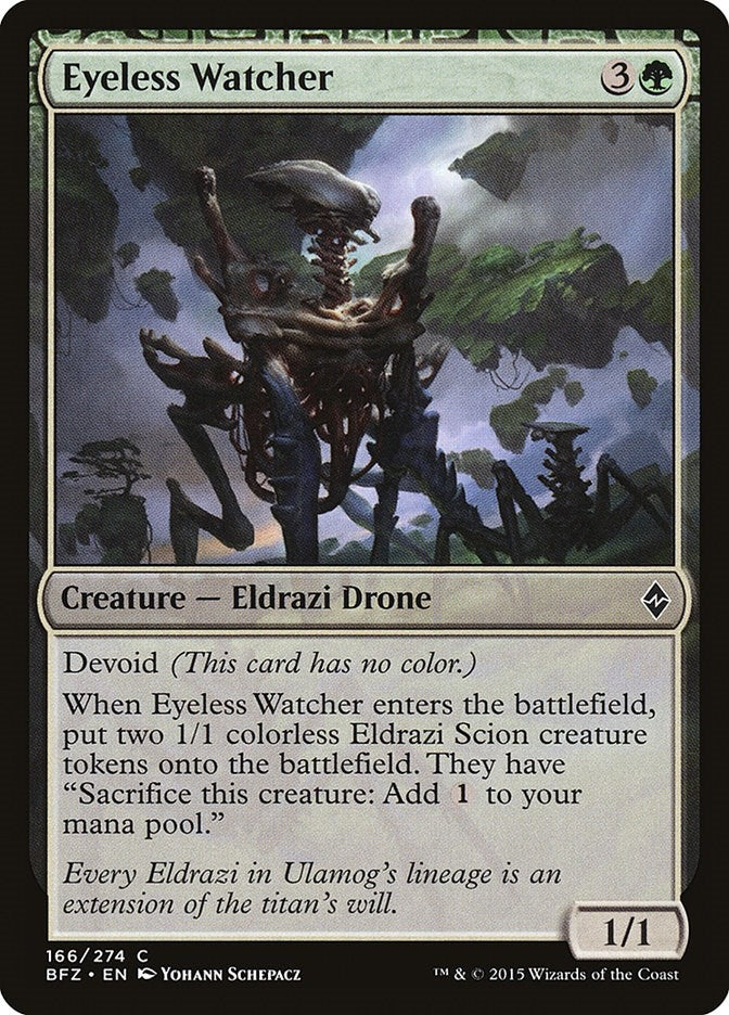 Image for Eyeless Watcher (166) [Battle for Zendikar] - Magic: The Gathering