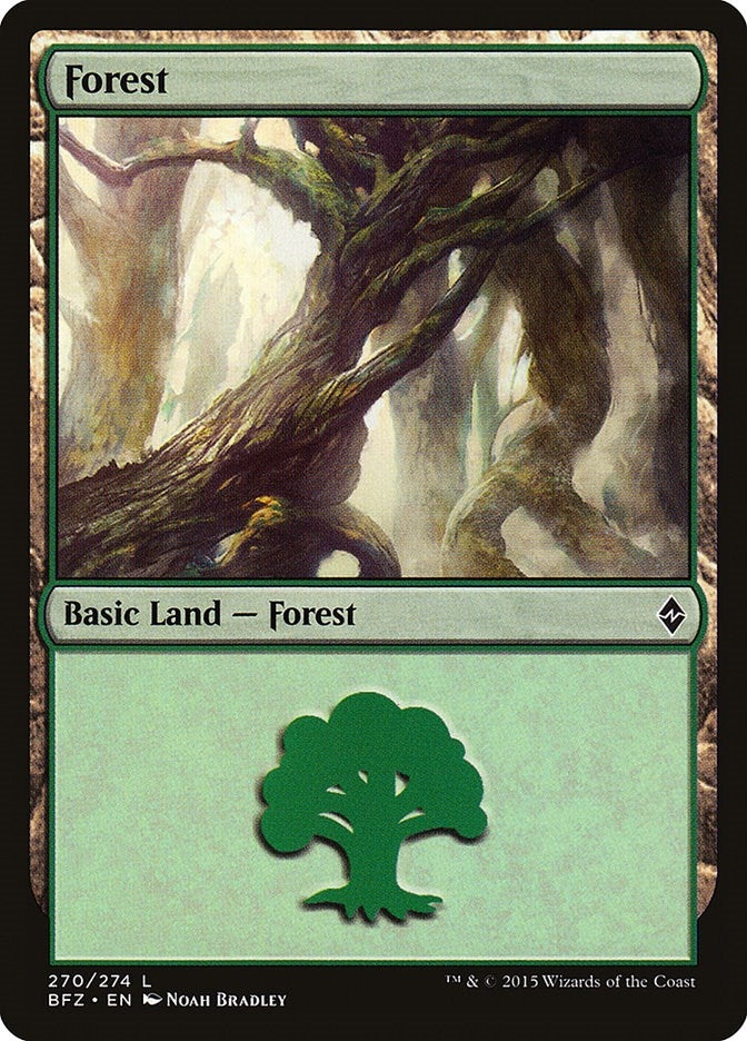 Forest (270) (270) [Battle for Zendikar]