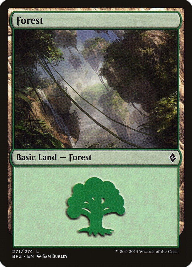 Image for Forest (271) (271) [Battle for Zendikar] - Magic: The Gathering