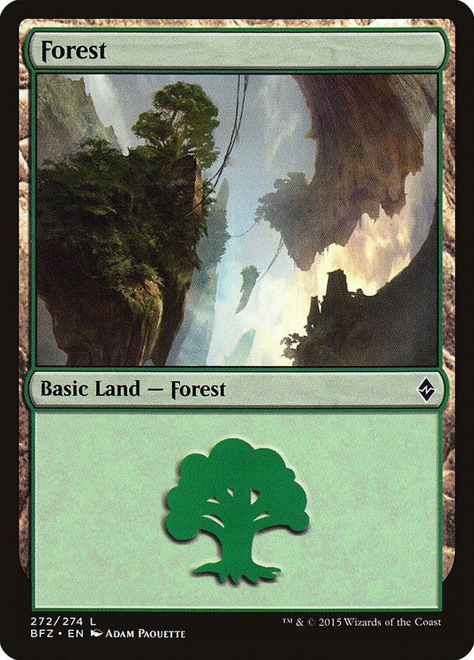 Image for Forest (272) (272) [Battle for Zendikar] - Magic: The Gathering