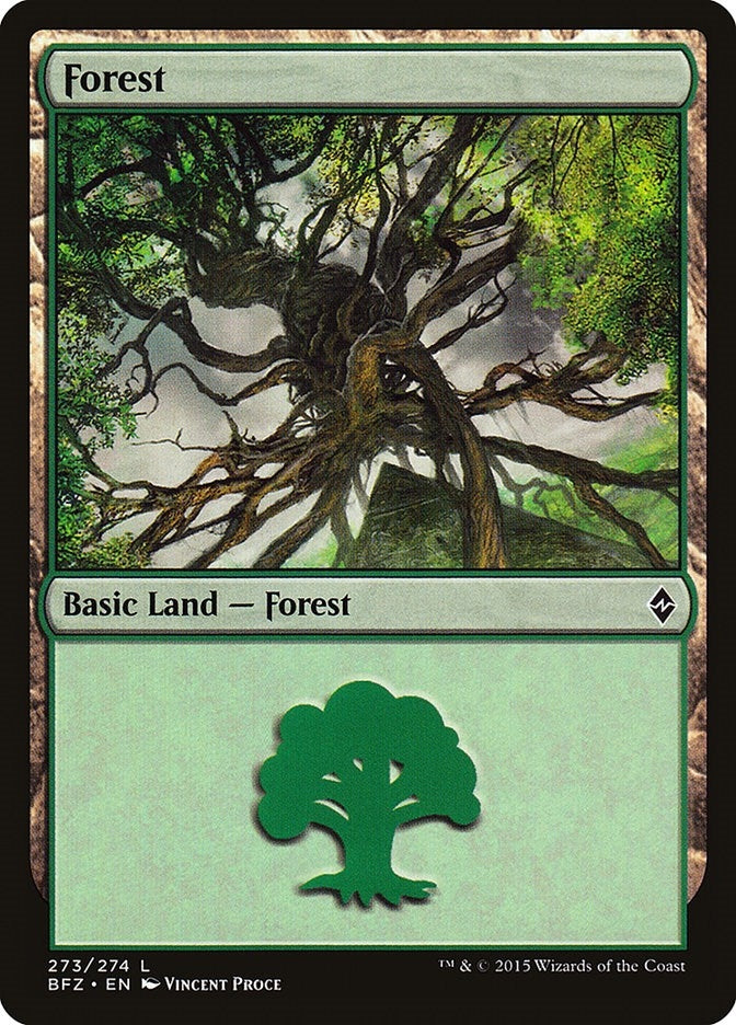 Image for Forest (273) (273) [Battle for Zendikar] - Magic: The Gathering