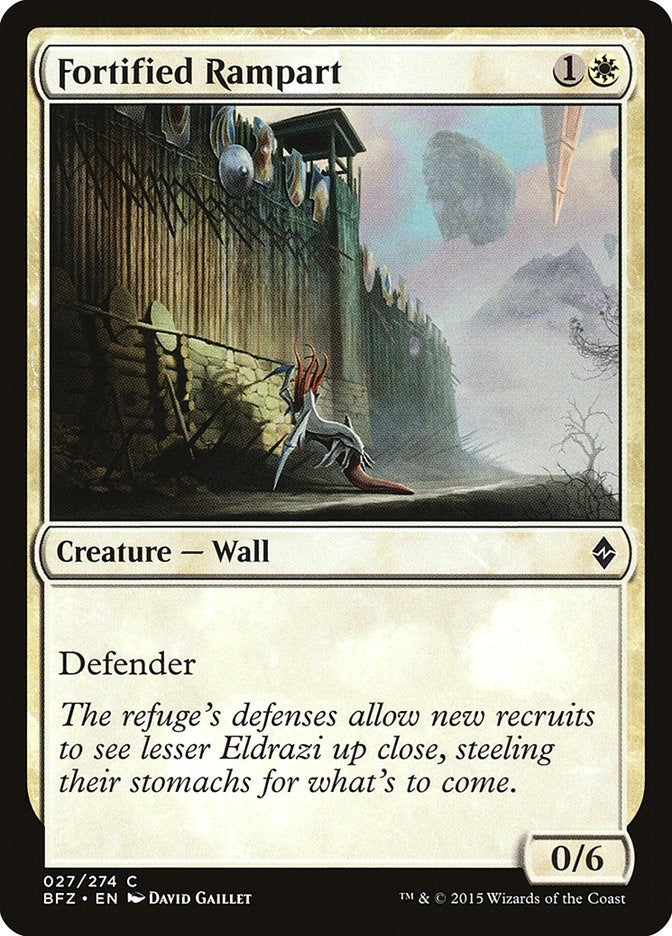 Fortified Rampart (27) [Battle for Zendikar]