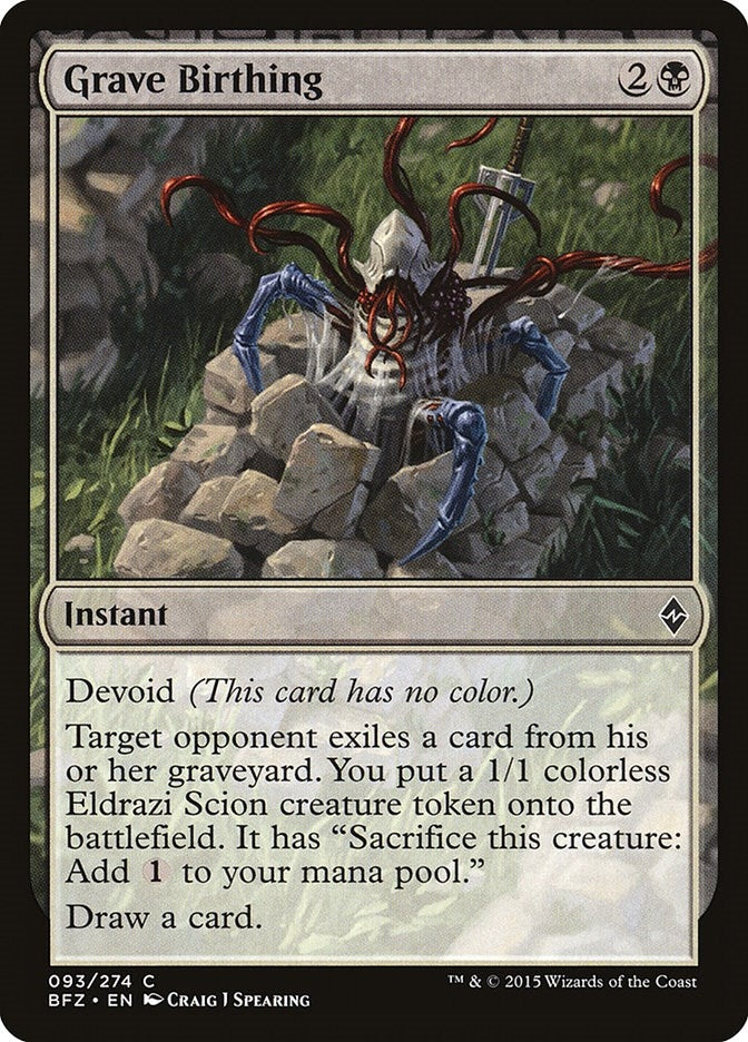 Image for Grave Birthing (93) [Battle for Zendikar] - Magic: The Gathering