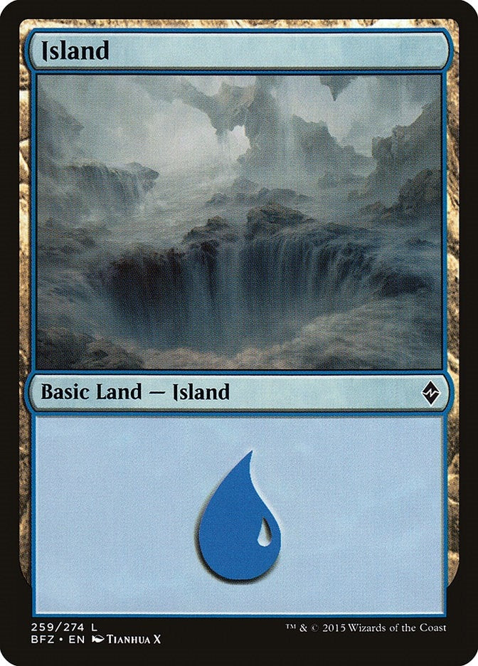 Image for Island (259) (259) [Battle for Zendikar] - Magic: The Gathering