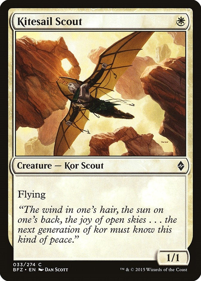 Image for Kitesail Scout (33) [Battle for Zendikar] - Magic: The Gathering