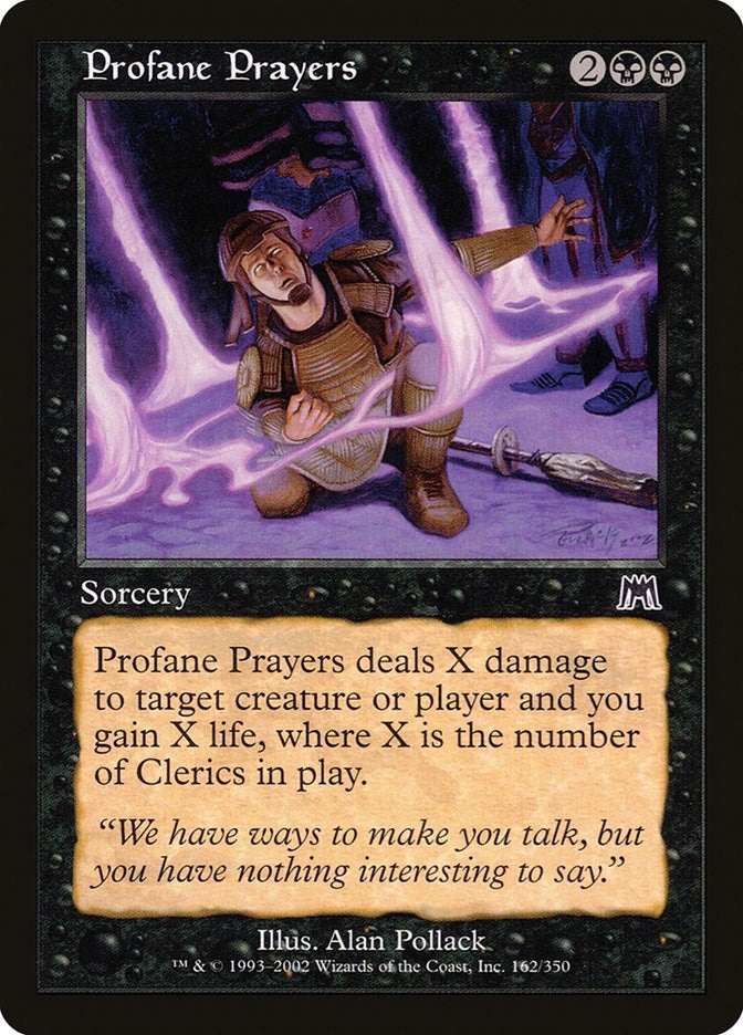 Image for Profane Prayers (162) [Onslaught] - Magic: The Gathering