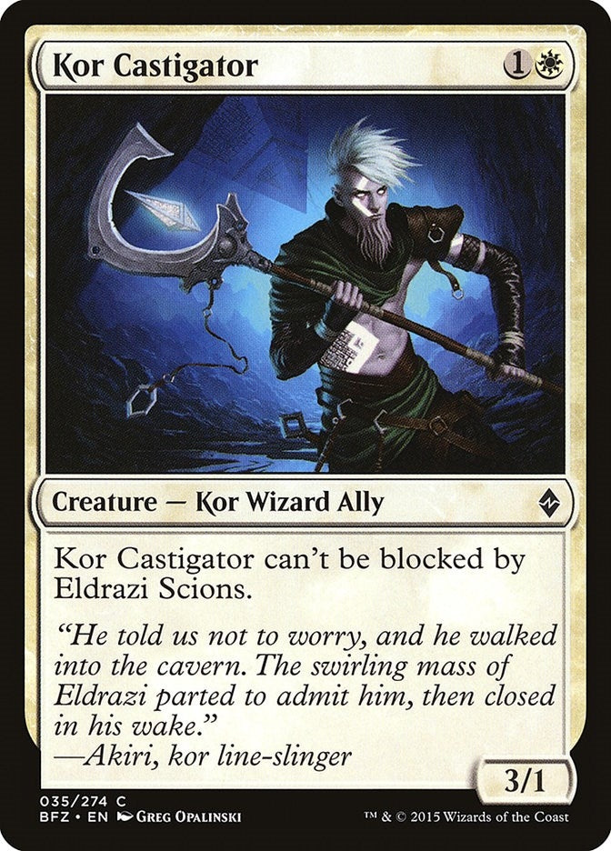 Image for Kor Castigator (35) [Battle for Zendikar] - Magic: The Gathering