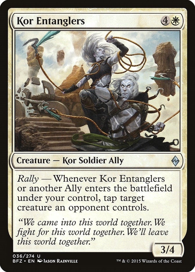 Image for Kor Entanglers (36) [Battle for Zendikar] - Magic: The Gathering