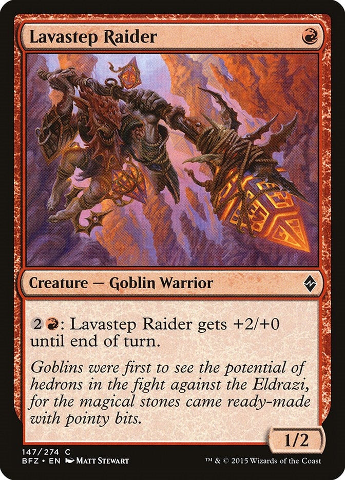 Image for Lavastep Raider (147) [Battle for Zendikar] - Magic: The Gathering