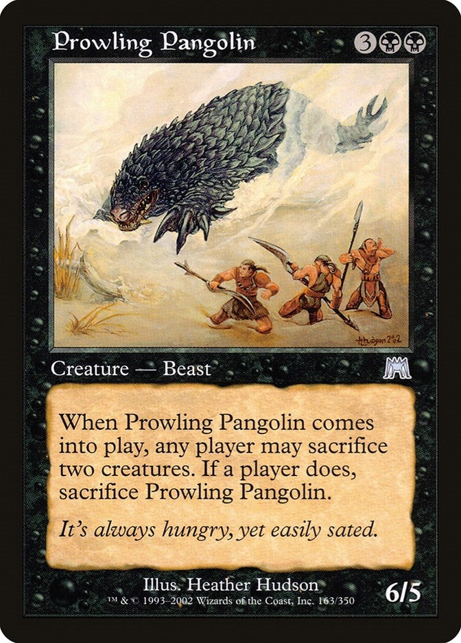 Image for Prowling Pangolin (163) [Onslaught] - Magic: The Gathering
