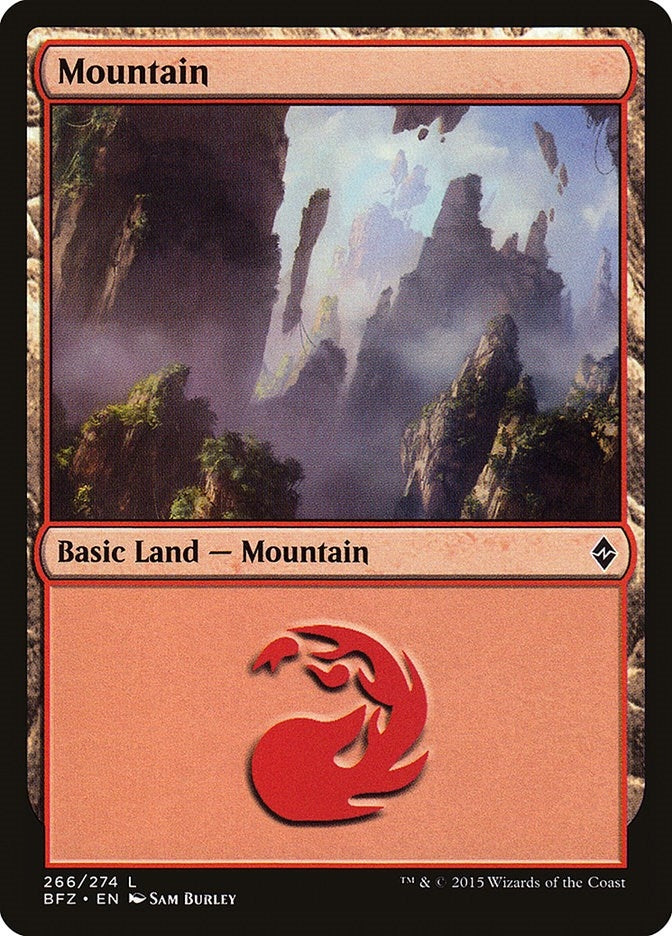 Image for Mountain (266) (266) [Battle for Zendikar] - Magic: The Gathering