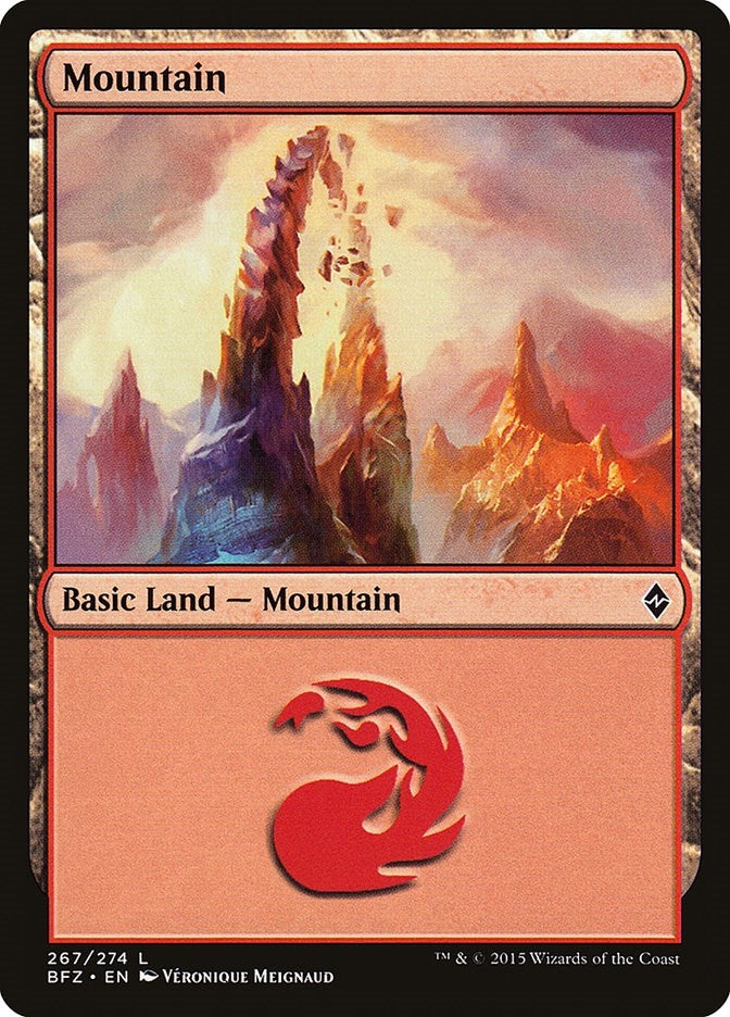 Image for Mountain (267) (267) [Battle for Zendikar] - Magic: The Gathering