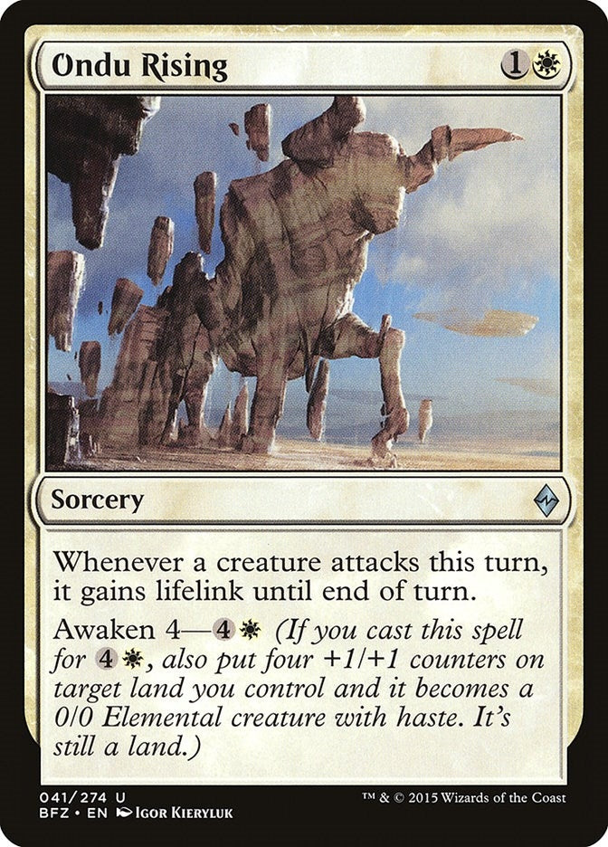 Image for Ondu Rising (41) [Battle for Zendikar] - Magic: The Gathering