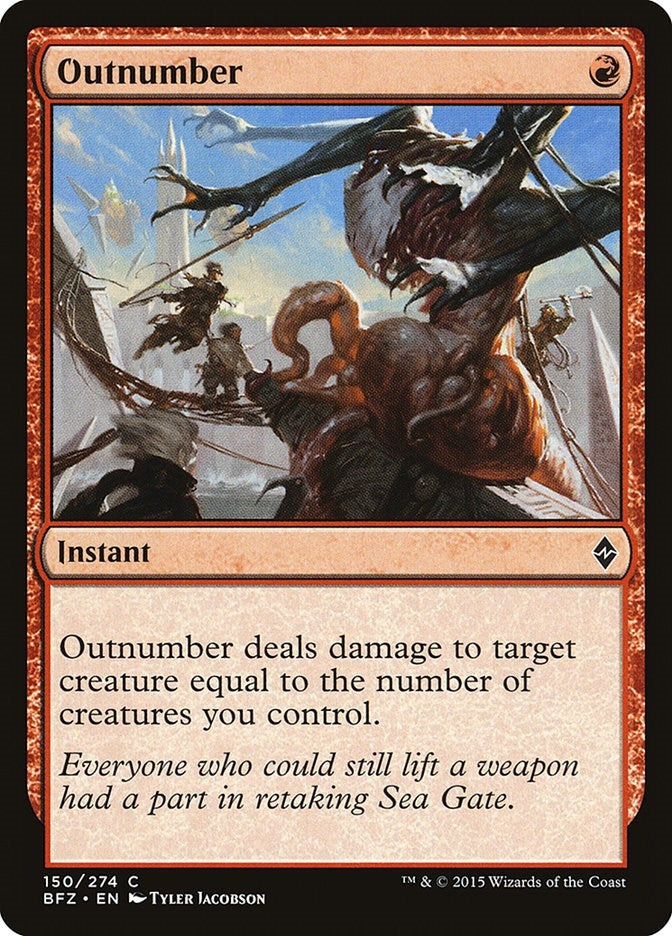 Image for Outnumber (150) [Battle for Zendikar] - Magic: The Gathering