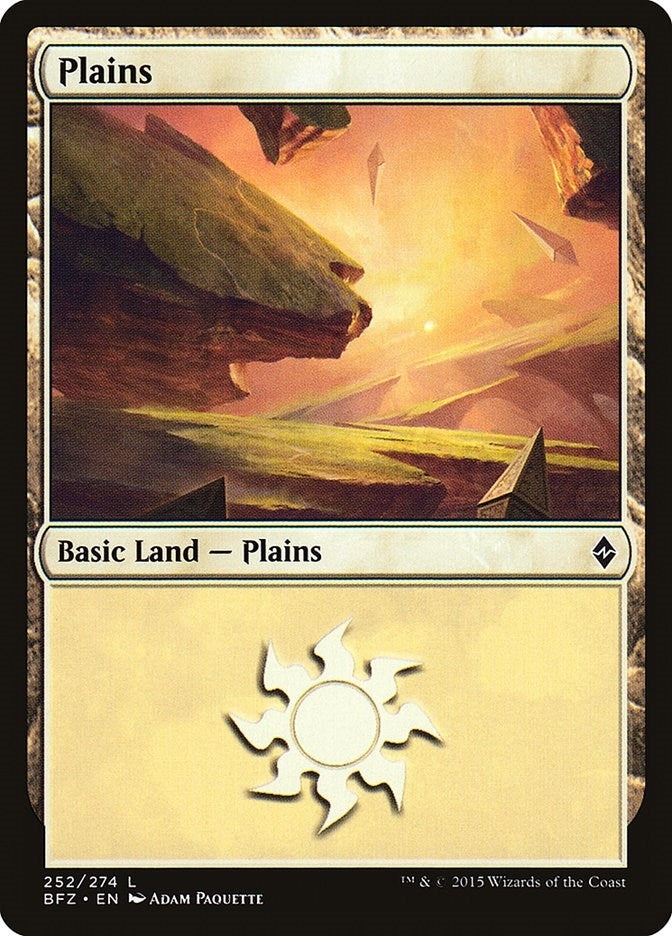 Image for Plains (252) (252) [Battle for Zendikar] - Magic: The Gathering