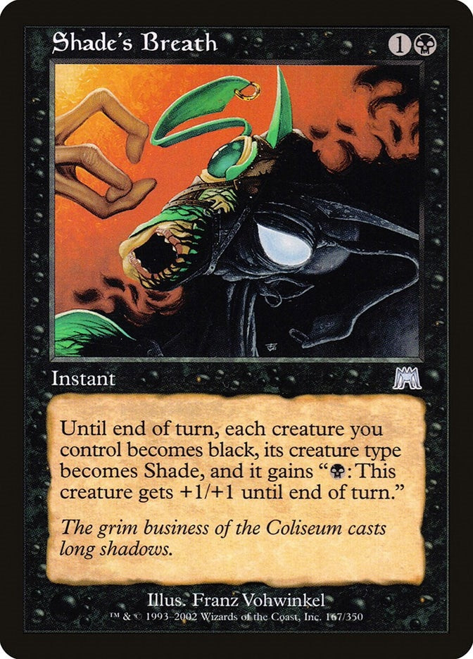 Image for Shade's Breath (167) [Onslaught] - Magic: The Gathering