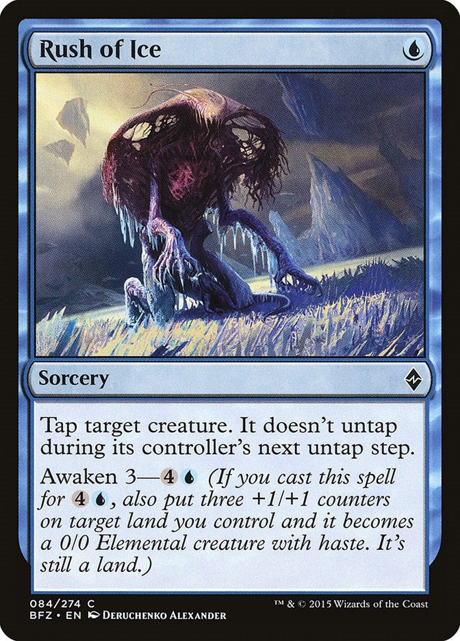 Image for Rush of Ice (84) [Battle for Zendikar] - Magic: The Gathering