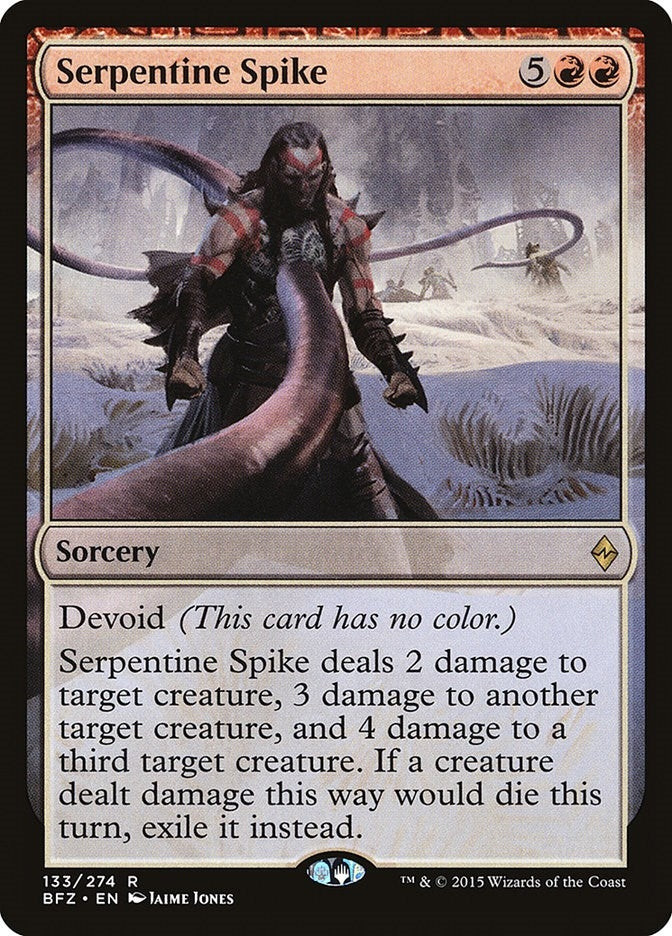 Image for Serpentine Spike (133) [Battle for Zendikar] - Magic: The Gathering