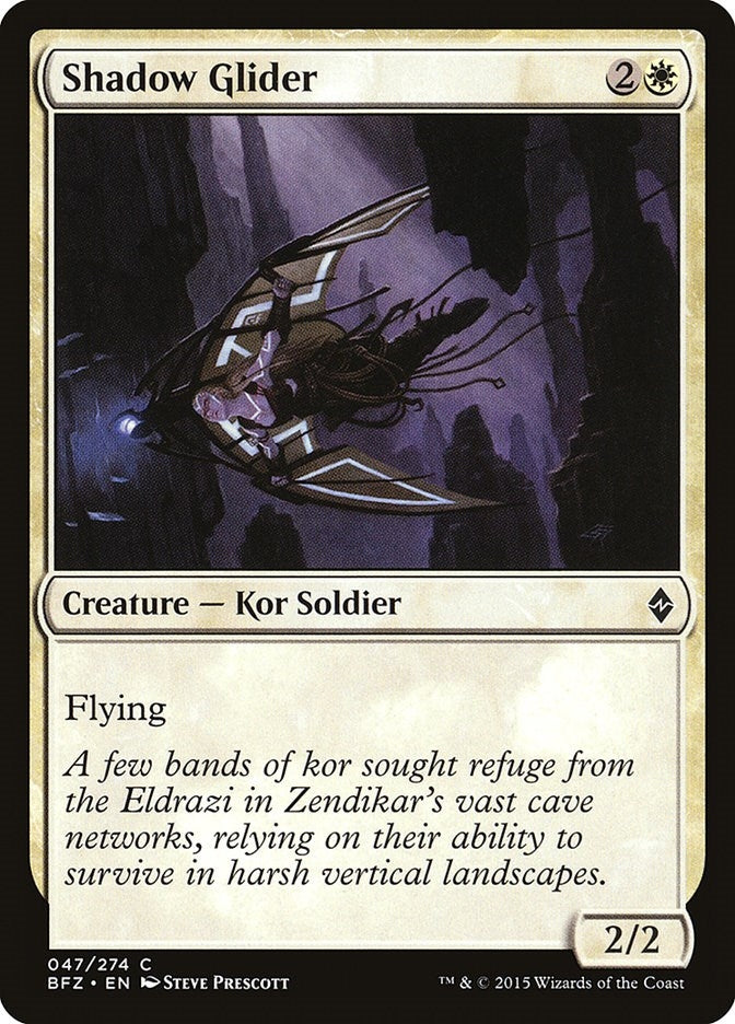 Image for Shadow Glider (47) [Battle for Zendikar] - Magic: The Gathering