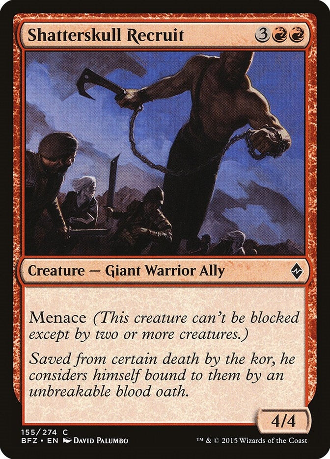 Image for Shatterskull Recruit (155) [Battle for Zendikar] - Magic: The Gathering