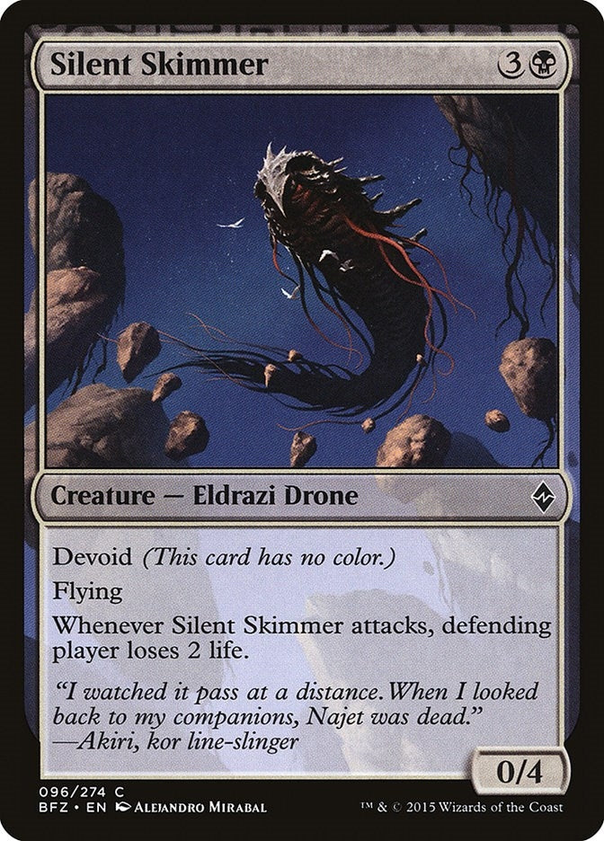 Image for Silent Skimmer (96) [Battle for Zendikar] - Magic: The Gathering