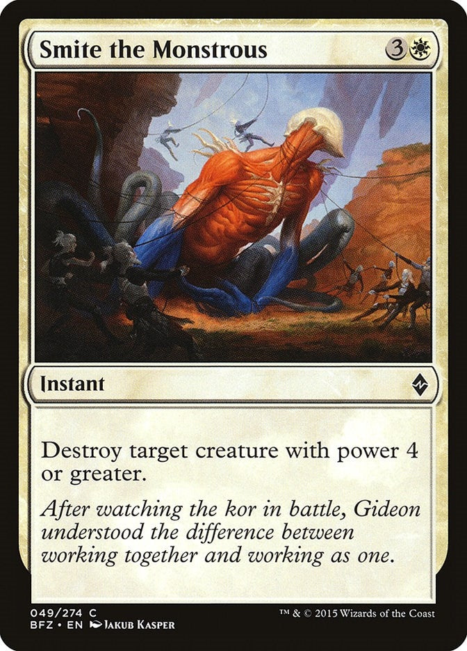 Image for Smite the Monstrous (49) [Battle for Zendikar] - Magic: The Gathering