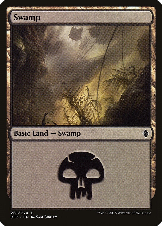 Image for Swamp (261) (261) [Battle for Zendikar] - Magic: The Gathering