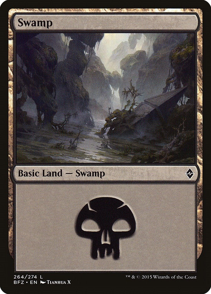 Image for Swamp (264) (264) [Battle for Zendikar] - Magic: The Gathering