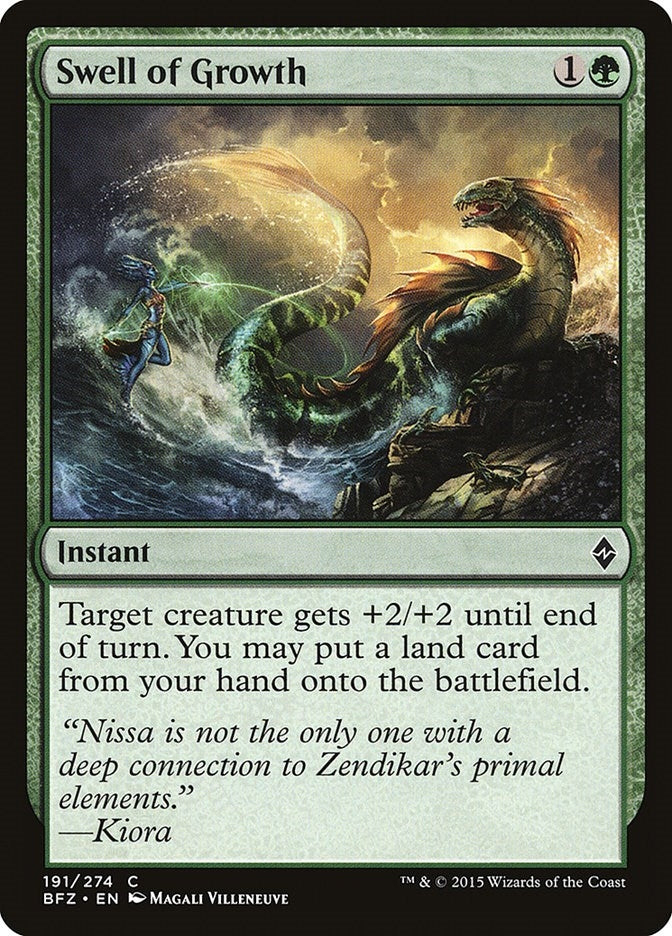 Image for Swell of Growth (191) [Battle for Zendikar] - Magic: The Gathering