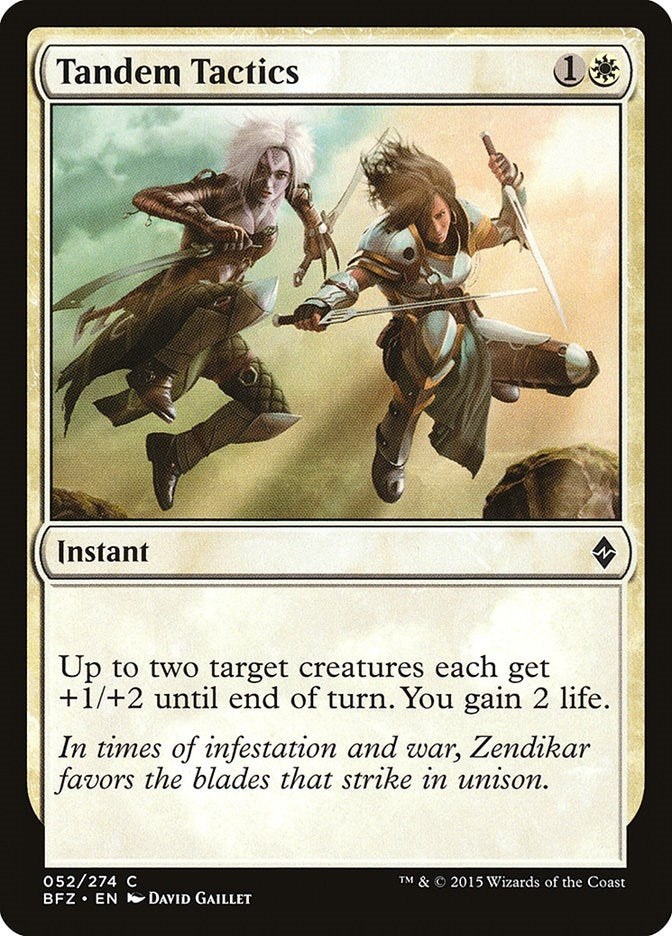 Image for Tandem Tactics (52) [Battle for Zendikar] - Magic: The Gathering