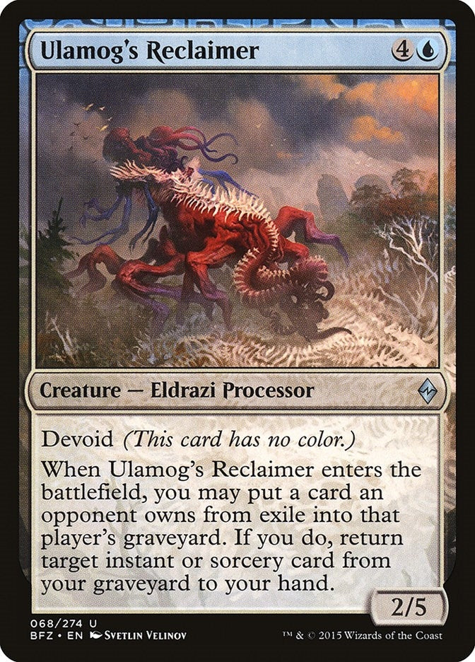Image for Ulamog's Reclaimer (68) [Battle for Zendikar] - Magic: The Gathering