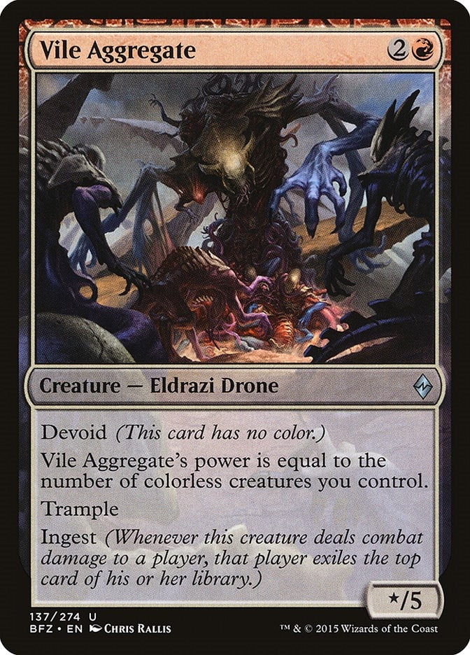 Image for Vile Aggregate (137) [Battle for Zendikar] - Magic: The Gathering