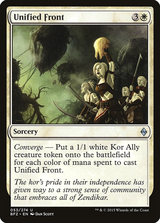 Image for Unified Front (53) [Battle for Zendikar] - Magic: The Gathering