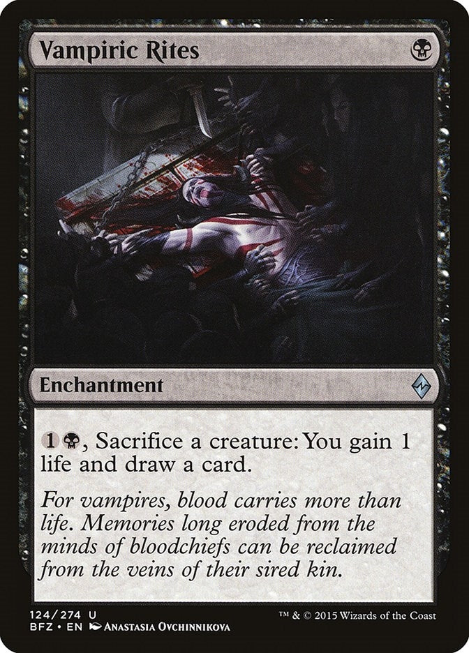 Image for Vampiric Rites (124) [Battle for Zendikar] - Magic: The Gathering