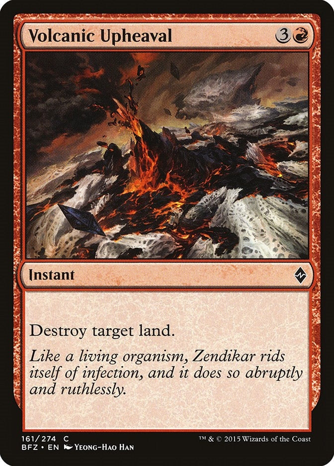 Image for Volcanic Upheaval (161) [Battle for Zendikar] - Magic: The Gathering