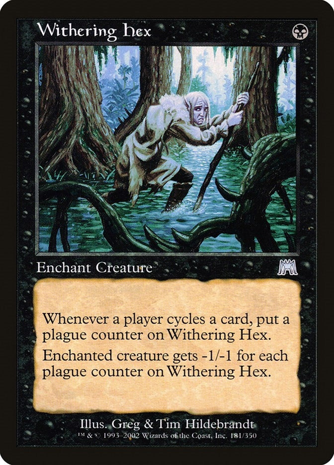 Image for Withering Hex (181) [Onslaught] - Magic: The Gathering