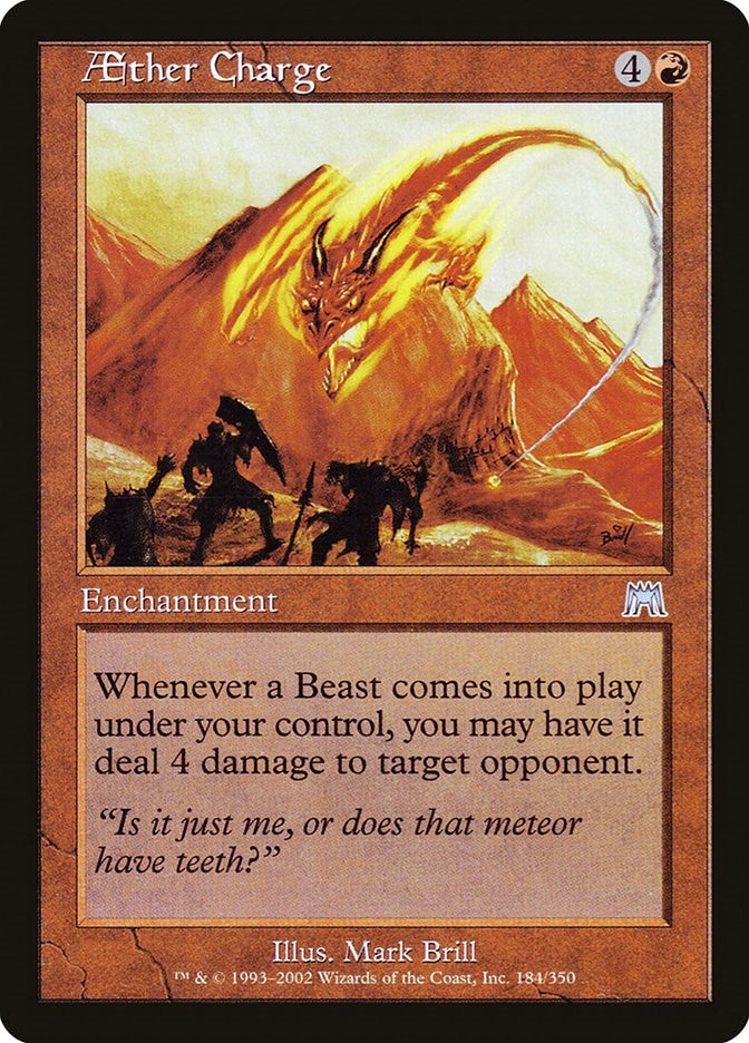 Image for Aether Charge (184) [Onslaught] - Magic: The Gathering