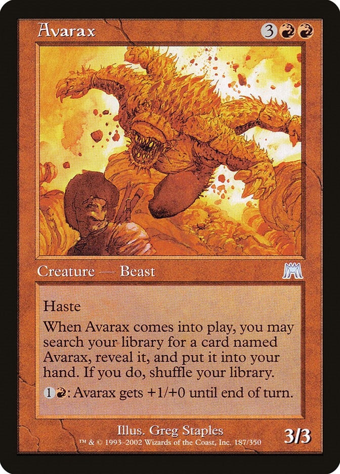 Image for Avarax (187) [Onslaught] - Magic: The Gathering