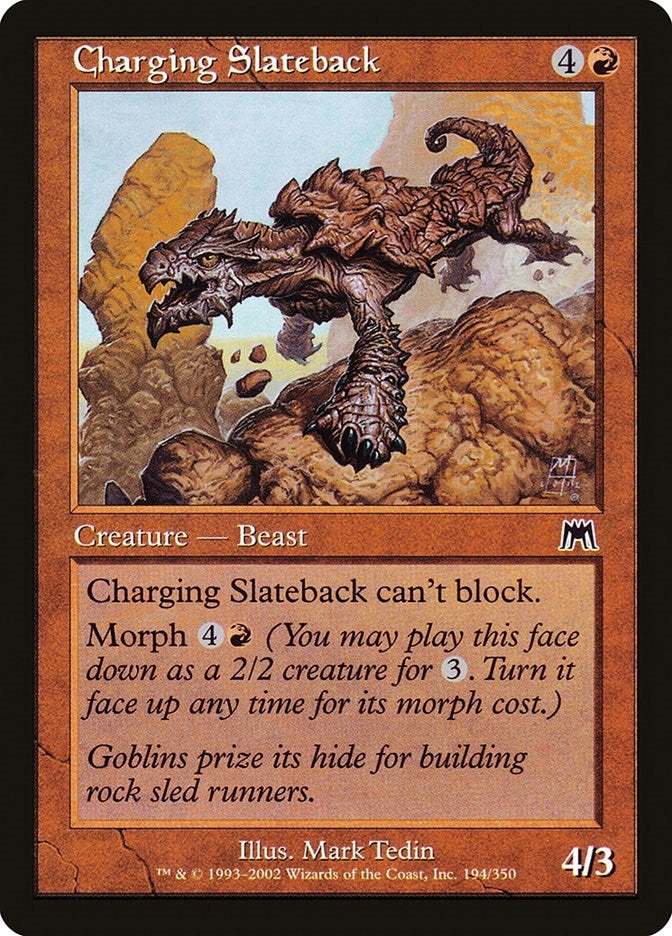 Image for Charging Slateback (194) [Onslaught] - Magic: The Gathering