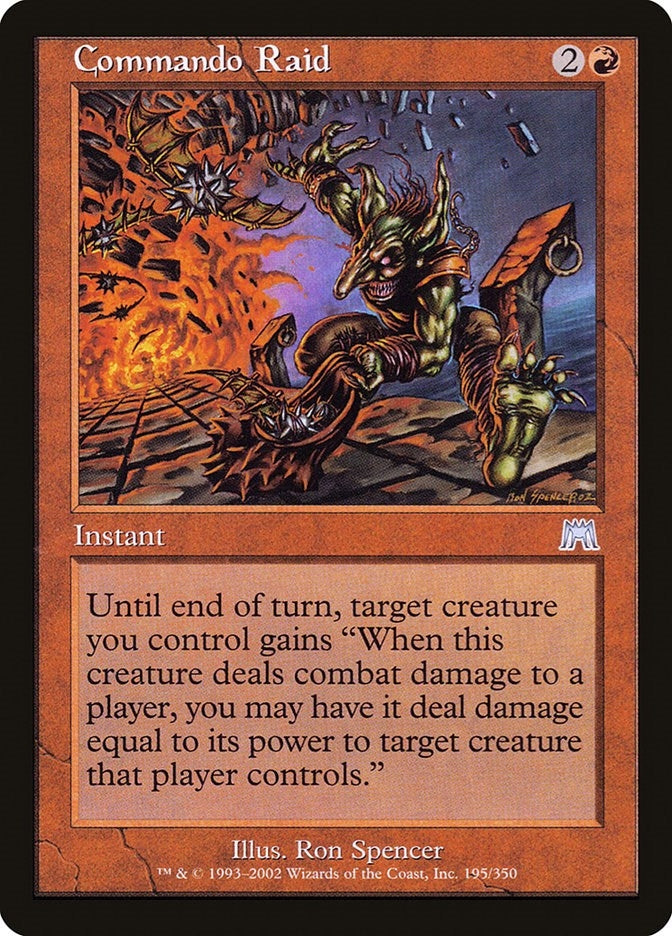 Image for Commando Raid (195) [Onslaught] - Magic: The Gathering