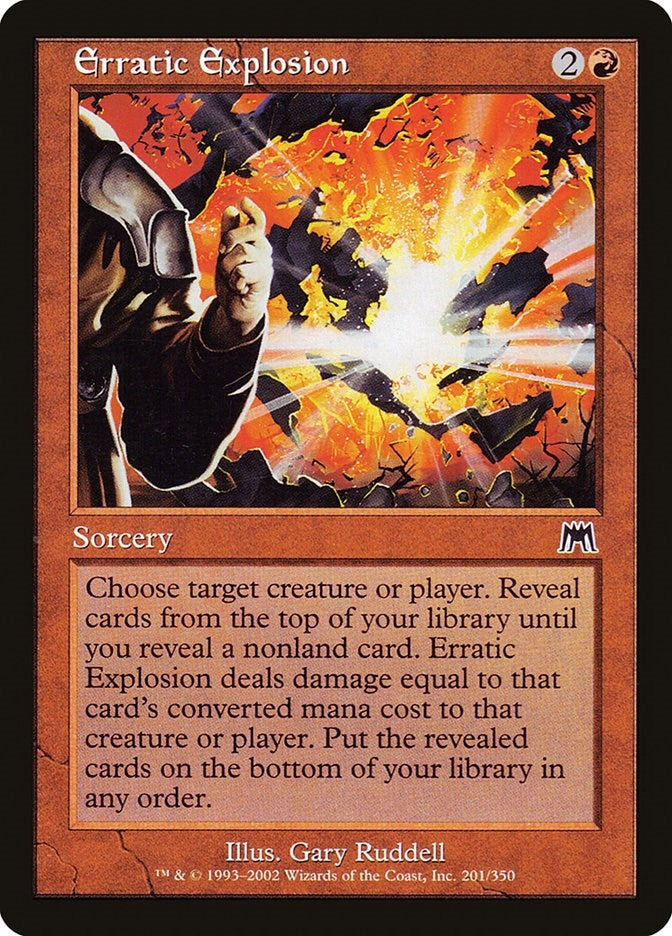 Image for Erratic Explosion (201) [Onslaught] - Magic: The Gathering